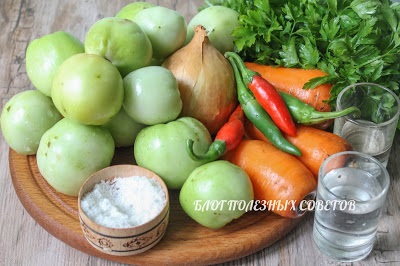Блог корисних порад ікра із зелених помідорів рецепт з фото