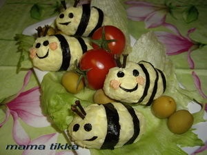 Дитячі суші бджілки - ярмарок майстрів - ручна робота, handmade