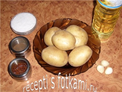 Картопля по-селянськи в духовці - покроковий рецепт з фото