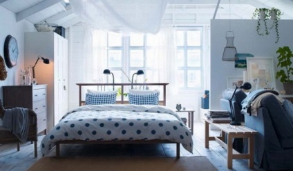 Кращі ідеї 2012 роки від ikea для дизайну інтер'єру спальні