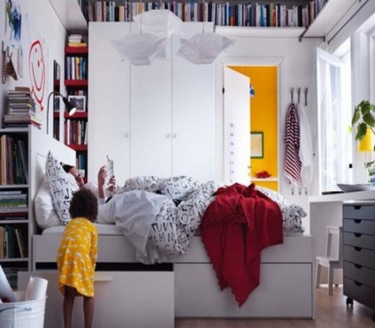 Кращі ідеї 2012 роки від ikea для дизайну інтер'єру спальні