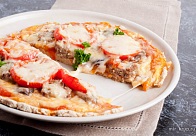 Піца на основі з квасолі, покроковий рецепт з фото