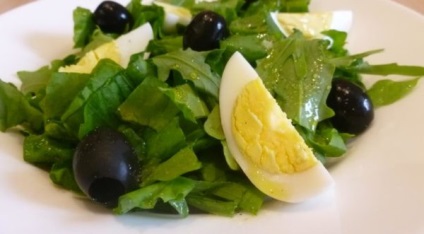 Салат із щавлю (з яйцем, огірком, яблуком) рецепти з фото
