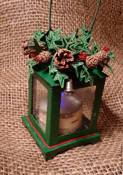 Створюємо новорічний ліхтарик - ярмарок майстрів - ручна робота, handmade