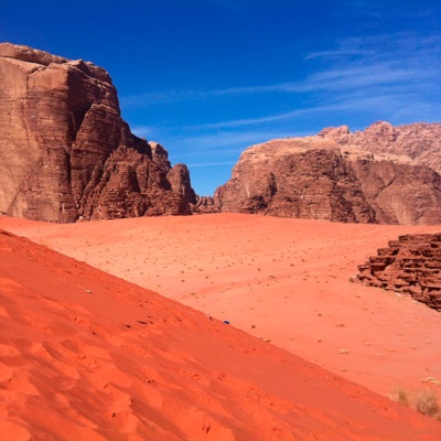 Йорданія пустеля вади рам - день на верблюді і ніч в наметі