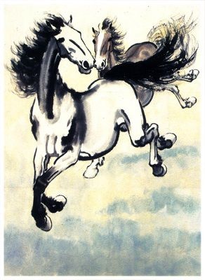 Зображення коней в китайському живописі - художники - zen designer