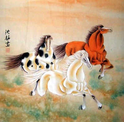 Зображення коней в китайському живописі - художники - zen designer