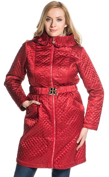 Модні пальто для повних жінок (фото) моделі 2016