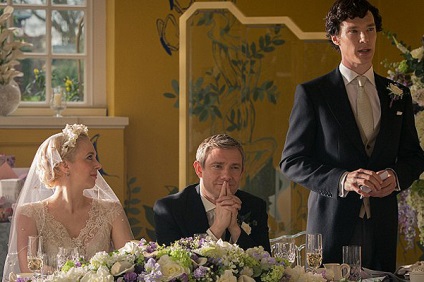 Шерлок на весіллі Ватсона подробиці третього сезону