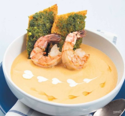 Суп з панцирів креветок - покроковий рецепт з фото на