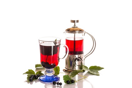 Трав'яний чай, чай з малиною, листом смородини і суниці