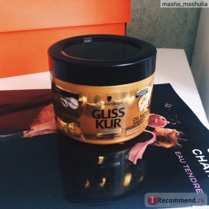 Маска для волосся gliss kur nutritive oil - «блискуче відновлення», відгуки покупців