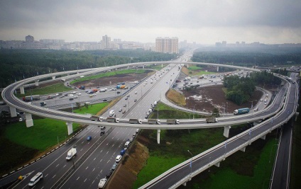 На перетині МКАД і волгоградського проспекту відкрита нова транспортна розв'язка - в блозі -