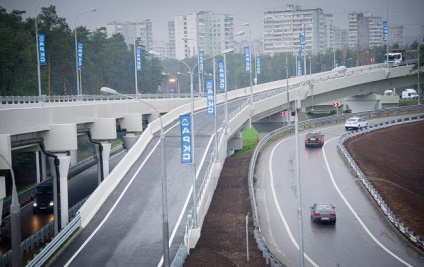 На перетині МКАД і волгоградського проспекту відкрита нова транспортна розв'язка - в блозі -