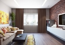 Дизайн вітальні фото інтер'єру, кімнати в квартирі і в будинку, реальні особливості, індивідуальні