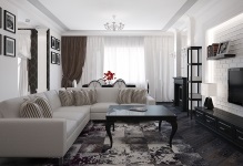 Дизайн вітальні фото інтер'єру, кімнати в квартирі і в будинку, реальні особливості, індивідуальні