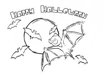Розмальовки на Хеллоуїн (happy halloween)