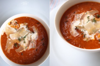 Суп - пюре з баклажанами і помідорами - домашній ресторан