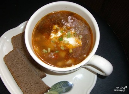 Суп зі свининою і помідорами - покроковий рецепт з фото на