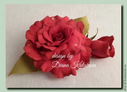 Створення троянди з фоамірана вів'єн - ярмарок майстрів - ручна робота, handmade