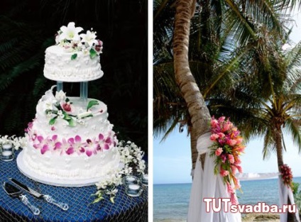 Фото ідеї по прикрасі весілля на пляжі - весільний портал тут весілля