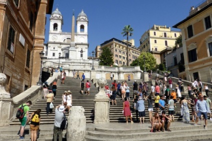 Іспанські сходи в римі є, чим здивувати