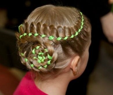 Новорічні зачіски для дівчаток