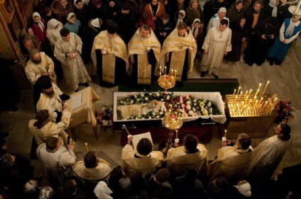 Відспівування і поховання, православний иерусалим