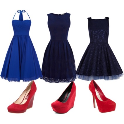 Як підібрати туфлі до синього сукні - приклади знаменитостей