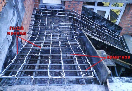 Прогрів бетону в зимовий час проводом (кабелем) - будівництво будинків і конструкцій з піноблоків
