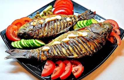 Риба запечена в духовці з овочами у фользі рецепт з фото, блог кулінара