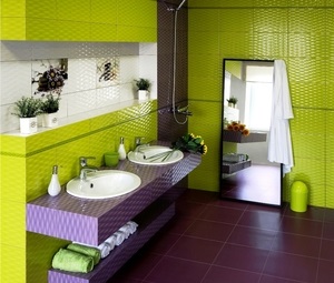 Вибір сучасної настінної плитки для ванної кімнати та кухні
