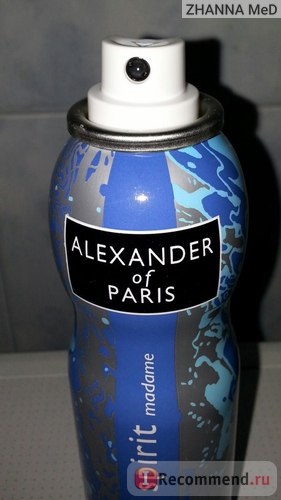 Дезодорант аерозоль alexander of paris kool spirit madame - «ідеально для літа! Kool spirit madame