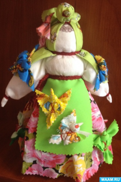 Виготовлення російської народної тканинної ляльки «птах радість»