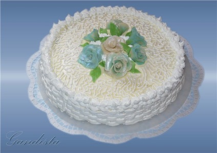 Як зробити плетінку з крему з боків торта як прикрасити бічну сторону торта кремом