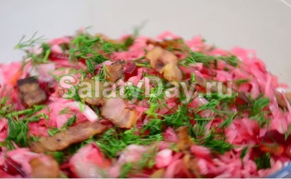 Салат з квашеної капусти - приголомшливе блюдо рецепт з фото і відео