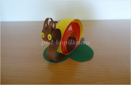 Іграшка з паперу для дітей своїми руками равлик