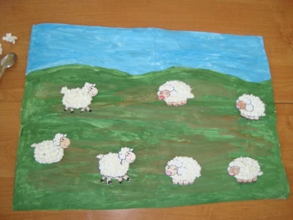 Конспект нод по аплікації «овечки на пасовище» у підготовчій групі