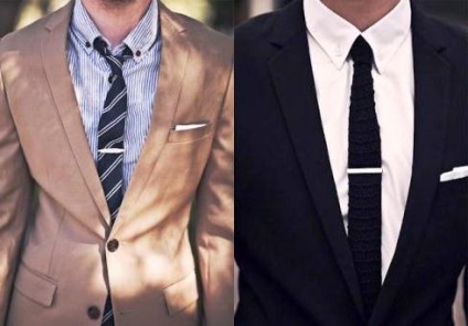 Чоловічий модний аксесуар - затиск для краватки
