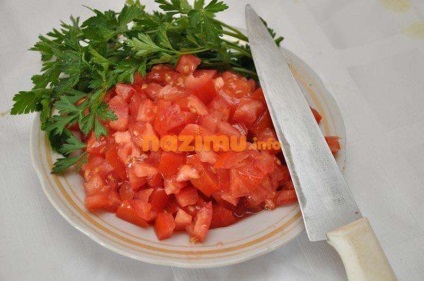 Опеньки в томаті з болгарським перцем - фото рецепт покрокового приготування