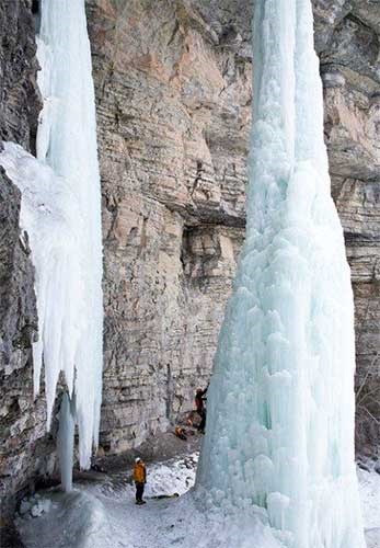 Замерзлі водоспади - дитячий сайт Затєєва