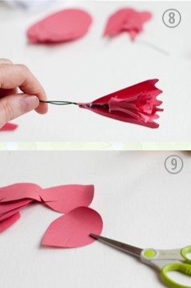 Квіти з паперу своїми руками, як зробити з паперу квіти, майстер клас квіти з паперу