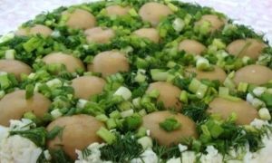 Як приготувати салат з сушеними грибами, рецепти