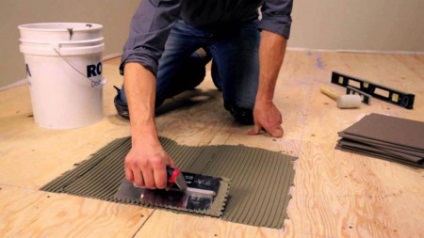 Клей для фанери на підлогу (бетонний, дерев'яний) двокомпонентний, водний, однокомпонентний