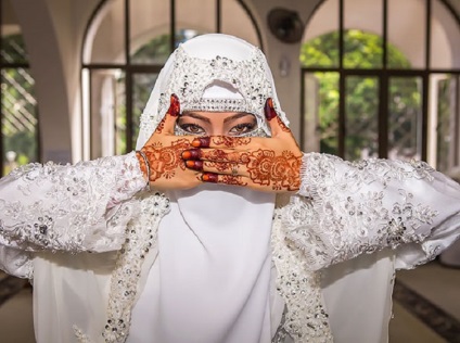 Жінка в ісламі 25 фотографій мусульманських наречених у весільних хіджабах