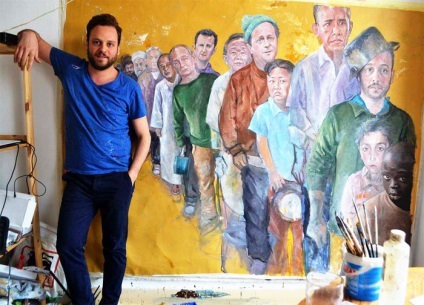 Run, politikusok, fuss! „Vagy miért a szíriai művész átalakította a világ vezetőinek
