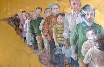 Run, politikusok, fuss! „Vagy miért a szíriai művész átalakította a világ vezetőinek