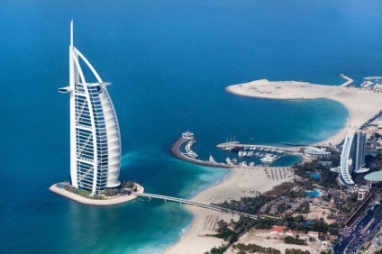 Burj Al Arab története az építési, leírás, ár (fotó)