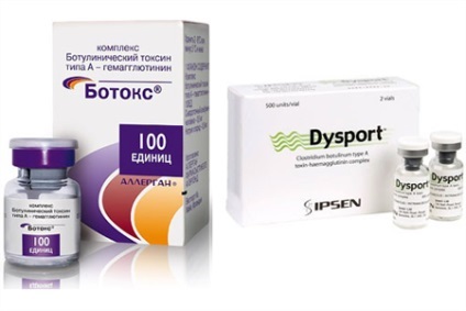 Mi jobb Dysport vagy Botox - vásárlói vélemények, és a különbség a gyógyszerek