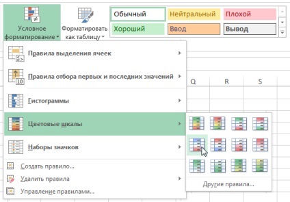 Excel 2013 feltételes formázás